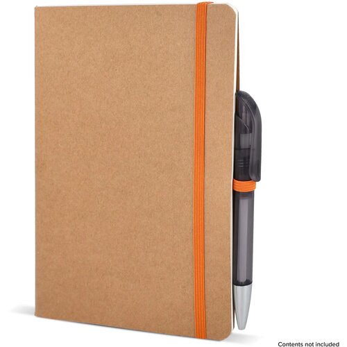 Notitieboek met zachte kaft Kraftpapier A5 oranje