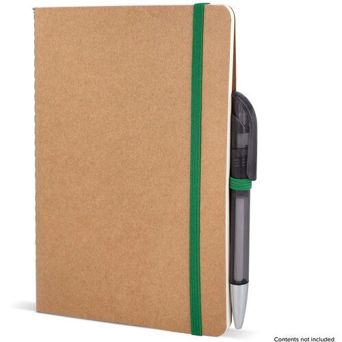 Notitieboek met zachte kaft Kraftpapier A5 groen