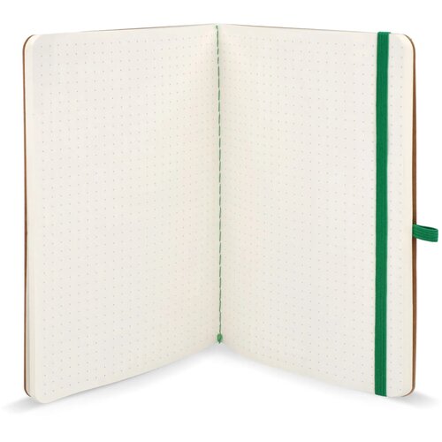 Notitieboek met zachte kaft Kraftpapier A5 groen