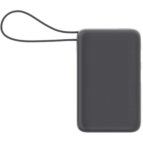 Nova Laptop 65W Powerbank met ingebouwde USB-C kabel 30000 mAh donker grijs