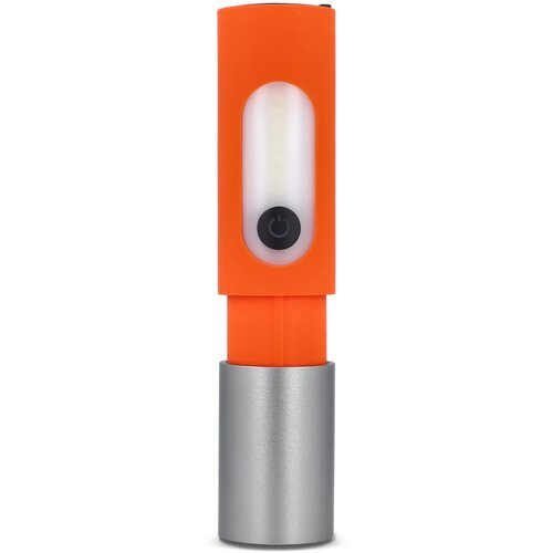 Oplaadbare 10 W LED-zaklamp met zoomfunctie 300 lm oranje