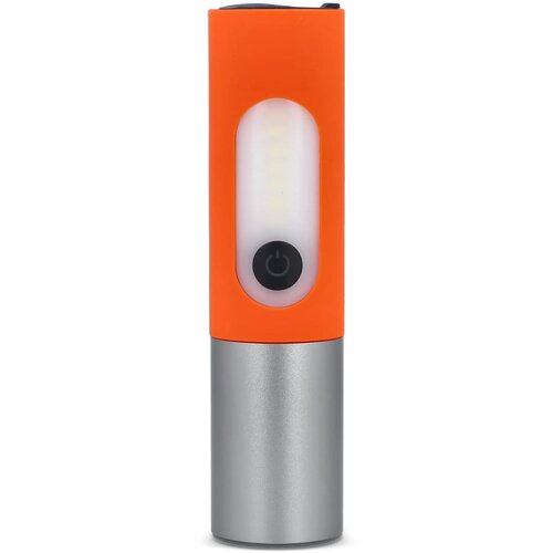 Oplaadbare 10 W LED-zaklamp met zoomfunctie 300 lm oranje