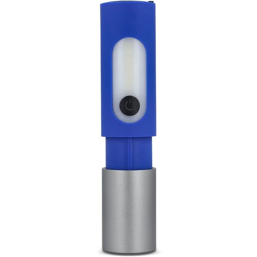 Oplaadbare 10 W LED-zaklamp met zoomfunctie 300 lm blauw