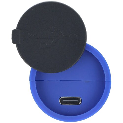 Oplaadbare 10 W LED-zaklamp met zoomfunctie 300 lm blauw