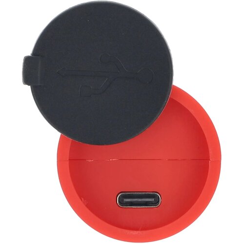 Oplaadbare 10 W LED-zaklamp met zoomfunctie 300 lm rood