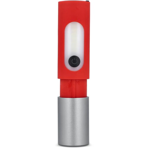 Oplaadbare 10 W LED-zaklamp met zoomfunctie 300 lm rood