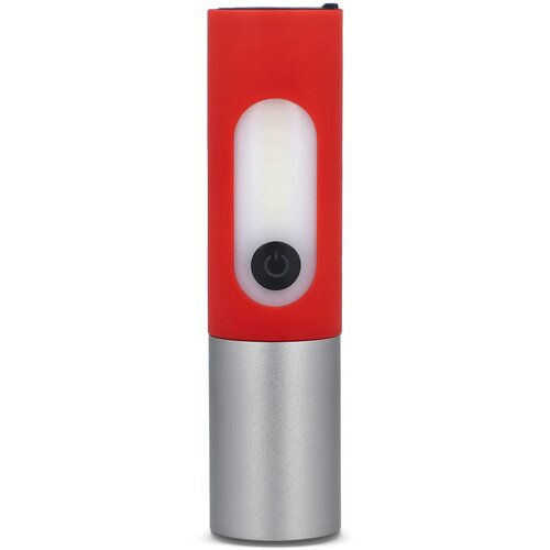 Oplaadbare 10 W LED-zaklamp met zoomfunctie 300 lm rood