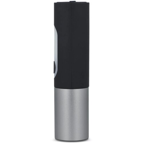 Oplaadbare 10 W LED-zaklamp met zoomfunctie 300 lm zwart