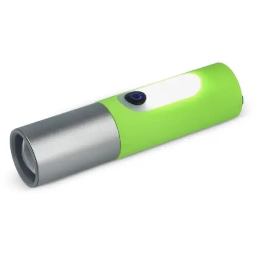 Oplaadbare 10 W LED-zaklamp met zoomfunctie 300 lm lichtgroen