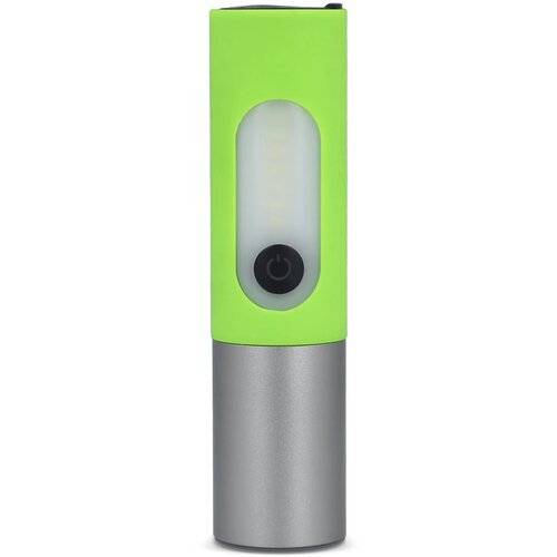 Oplaadbare 10 W LED-zaklamp met zoomfunctie 300 lm lichtgroen