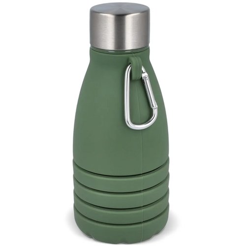 Opvouwbare Waterfles 550ml olijfgroen