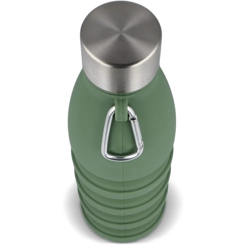 Opvouwbare Waterfles 550ml olijfgroen