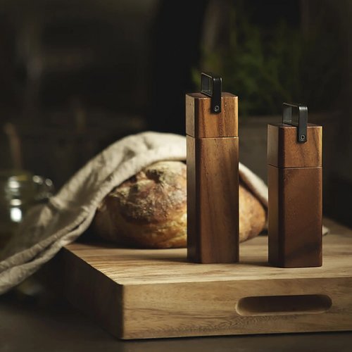 Orrefors Jernverk Zout- en Pepermolen BlackSmith serie hout
