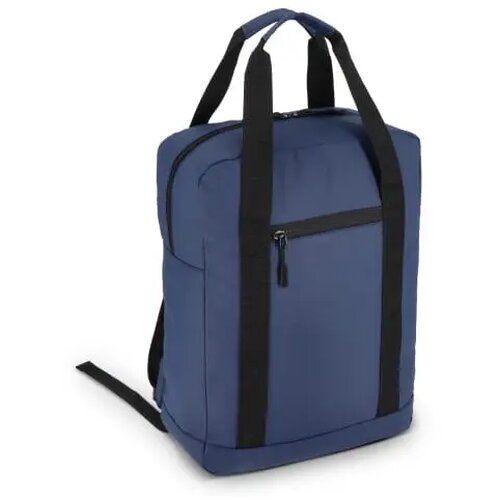 PU gecoate 600D gerecycled PET rugzak 27.5 x 12 x 37.5 cm 12 L donkerblauw