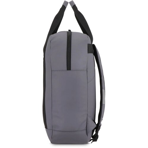PU gecoate 600D gerecycled PET rugzak 27.5 x 12 x 37.5 cm 12 L grijs