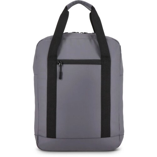 PU gecoate 600D gerecycled PET rugzak 27.5 x 12 x 37.5 cm 12 L grijs