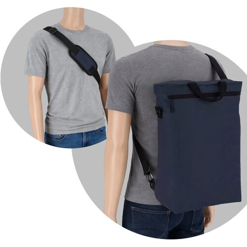 PU Kyiv laptoprugzak 28 x 42 x 12.5 cm donkerblauw