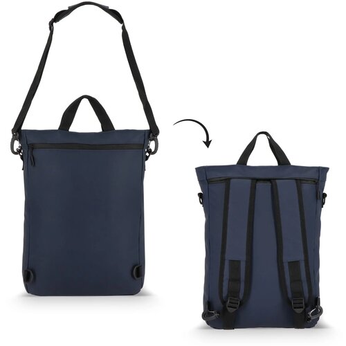 PU Kyiv laptoprugzak 28 x 42 x 12.5 cm donkerblauw