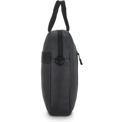 PU SoMa laptop messenger tas 28 x 38 x 5 cm zwart