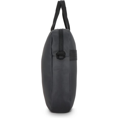 PU SoMa laptop messenger tas 28 x 38 x 5 cm zwart