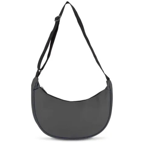 PU-gecoat R-PET 600D halve maan sling tas grijs