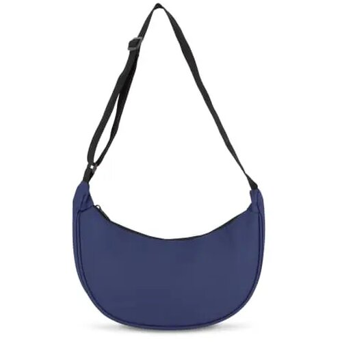 PU-gecoat R-PET 600D halve maan sling tas donkerblauw