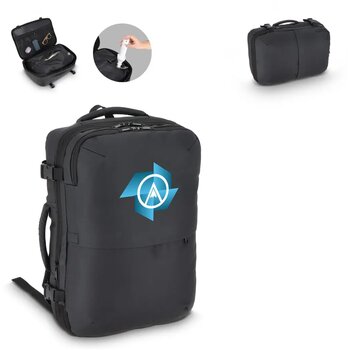 PU-gecoate Dalston Pack vacuümrugzak 30 x 15 x 45 cm 20L zwart