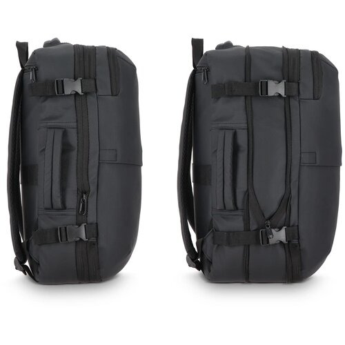 PU-gecoate Dalston Pack vacuümrugzak 30 x 15 x 45 cm 20L zwart