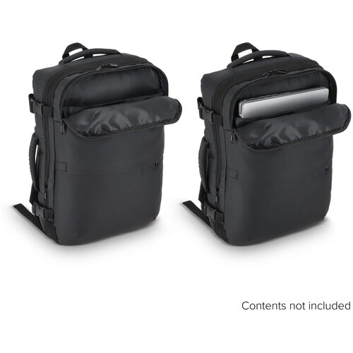 PU-gecoate Dalston Pack vacuümrugzak 30 x 15 x 45 cm 20L zwart