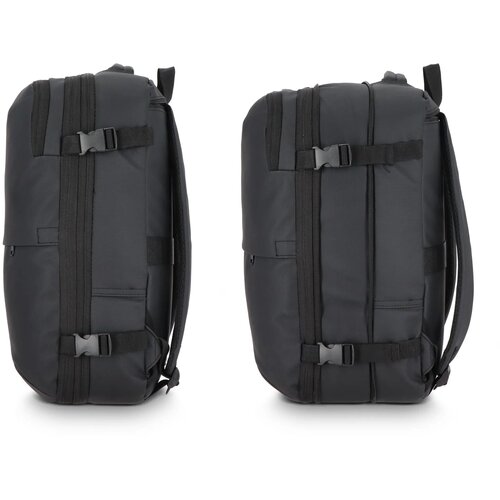 PU-gecoate Dalston Pack vacuümrugzak 30 x 15 x 45 cm 20L zwart
