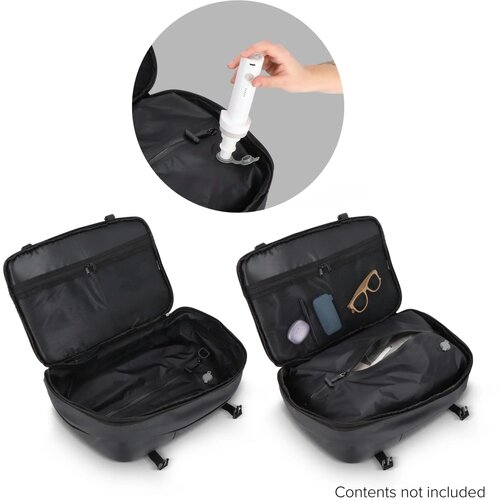PU-gecoate Dalston Pack vacuümrugzak 30 x 15 x 45 cm 20L zwart