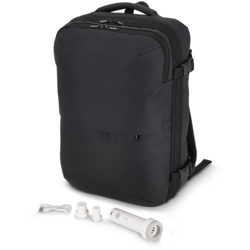 PU-gecoate Dalston Pack vacuümrugzak 30 x 15 x 45 cm 20L zwart
