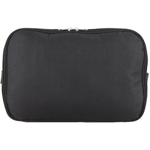 R-PET 600D koeltas met dubbele compartimenten, 30 x 20 x 24 cm, 12L zwart
