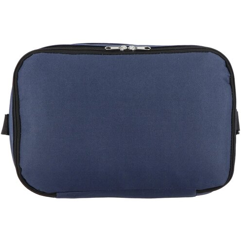 R-PET 600D koeltas met dubbele compartimenten, 30 x 20 x 24 cm, 12L donkerblauw