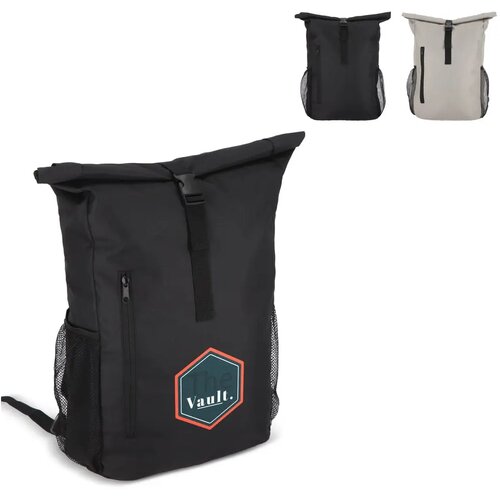 R-PET 600D Rolltop fietsrugzak 20L
