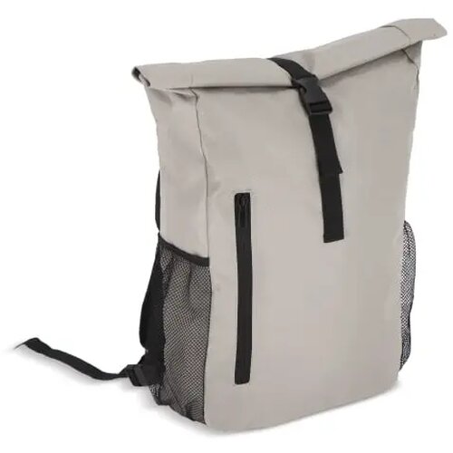 R-PET 600D Rolltop fietsrugzak 20L grijs
