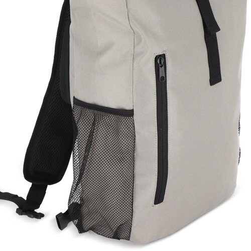 R-PET 600D Rolltop fietsrugzak 20L grijs