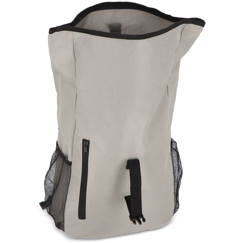 R-PET 600D Rolltop fietsrugzak 20L grijs