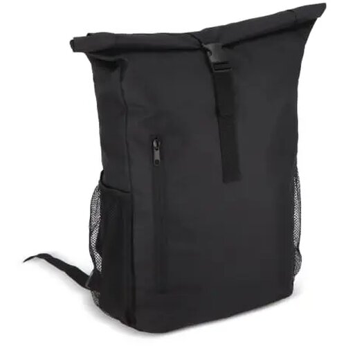 R-PET 600D Rolltop fietsrugzak 20L zwart
