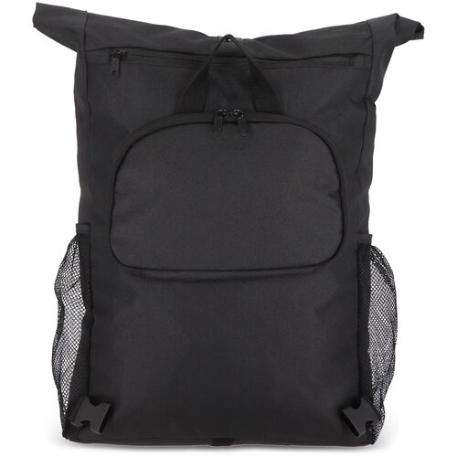 R-PET 600D Rolltop fietsrugzak 20L zwart