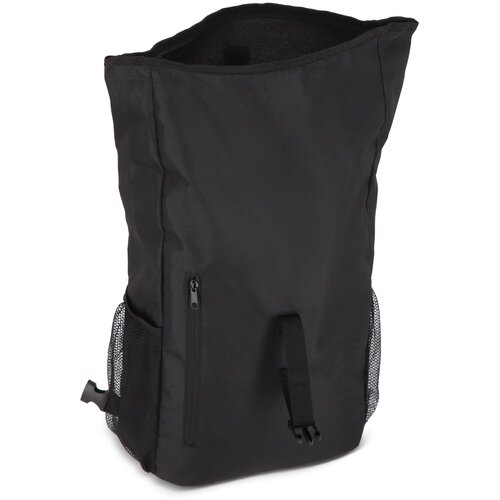R-PET 600D Rolltop fietsrugzak 20L zwart
