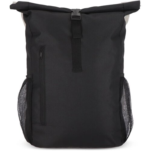 R-PET 600D Rolltop fietsrugzak 20L zwart