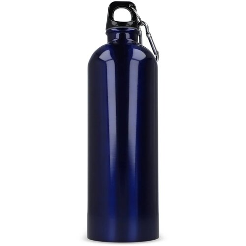 R-SS enkelwandige fles met karabijnhaak 750ml donkerblauw