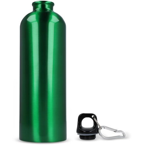 R-SS enkelwandige fles met karabijnhaak 750ml lichtgroen