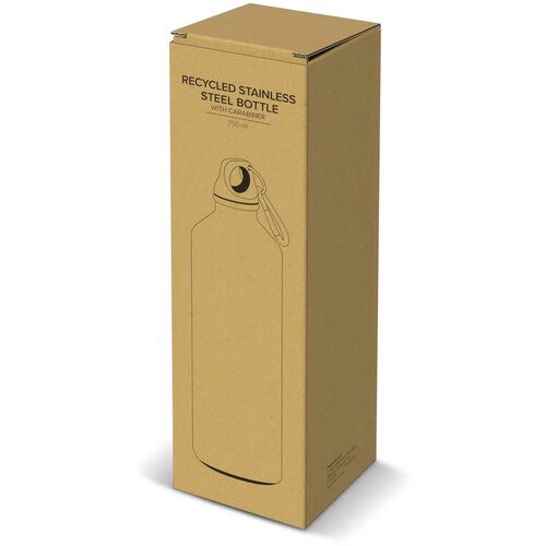 R-SS enkelwandige fles met karabijnhaak 750ml wit
