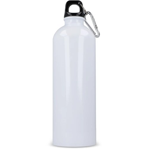 R-SS enkelwandige fles met karabijnhaak 750ml wit