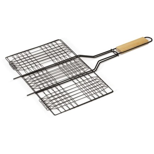 Rechthoekige barbecue grill hout