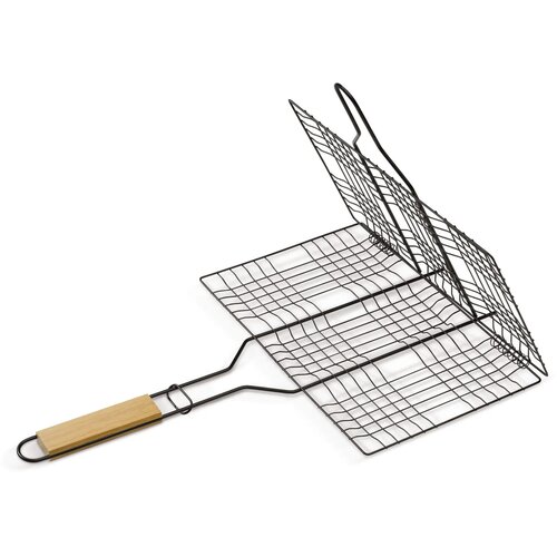 Rechthoekige barbecue grill hout