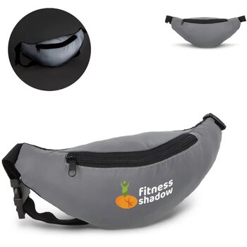 Reflective Zola Waist Bag grijs
