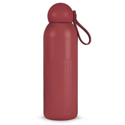 Sagaform Tekla stalen fles (gerecycled) 500 ml donker rood
